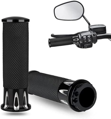 Poignées de guidon de moto universelles 25 mm CNC pour Harley Davidson Dyna Sportster XL884 XL1200 X48