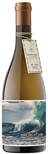 3 × Vía Atlántica Mar del Norte Albariño Rías Baixas Joven (Caja de 3 Botellas de 75 cl)