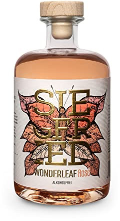 Siegfried Wonderleaf Rosé | Alkoholfrei | Von den Machern des weltweit prämierten Siegfried Gin | Vegan | Zuckerfrei | 18 Botanicals | 500ML