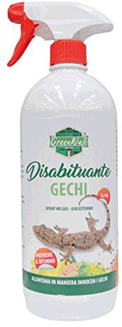 La zappa Disabituante per gechi e lucertole Green Wall barriera repellente naturale 1 Lt