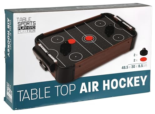 KOOPMAN- Mini-Spiel Air Hockey 48,5 x 30 x 8,5 cm - 3 x AA-Batterien Nicht im Lieferumfang enthalten, 497200200