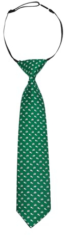Alizeal - Corbata preatada para niños de 11 pulgadas, con diseño de animales, elástica y ajustable, para fiesta escolar, cumpleaños, Talla única
