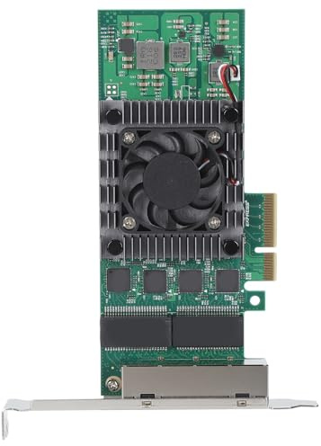 Carte Réseau PCIE 4 Port, Support de Carte Réseau PCIE X4 X8 et X16 2.5G pour Les Environnements Industriels