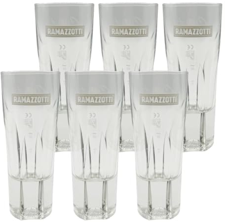 Ramazzotti Gläser Salute 6er Set glas - 4cl & 2cl geeicht