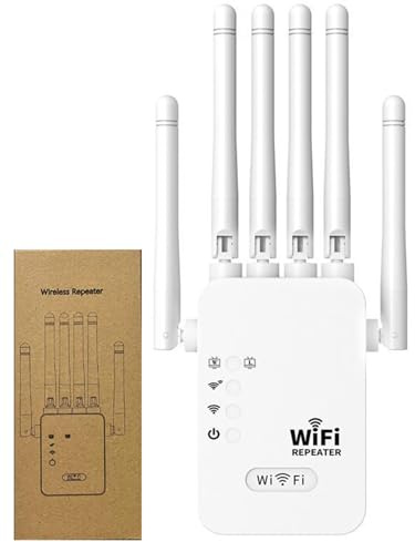 300/1200 Mbps Dos modelos de extensor de rango WiFi, amplificador de señal inalámbrico, repetidor extensor de rango con puerto Ethernet, configuración simple, fácil conexión, funciona con cualquier