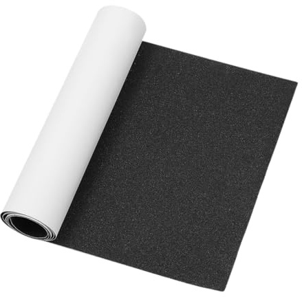 VICASKY Griptape für Bessere Stabilität Zuschneidbar und Selbstklebend aus Pvc Skateboard Schwarzes Rutschfest dem Board