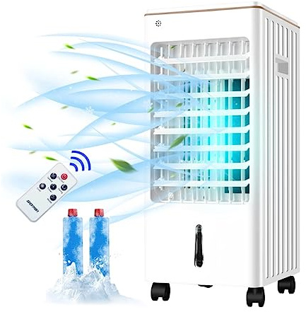 El anión del ventilador enfriador de aire evaporativo humidifica con el acondicionado portátil control remoto Amplia Compatibilidad