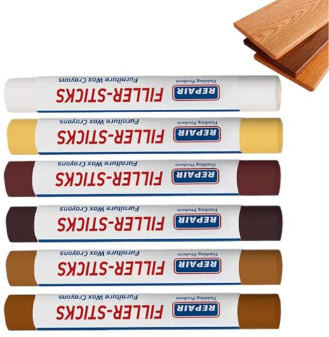 Wood Markers Furniture Repair | Wooden Furniture Scratch Repair Markers - Crayons Colorful for Stains Crack Desks Cabinet Baseboard Tables Window Hardwood Doors Wall Toys