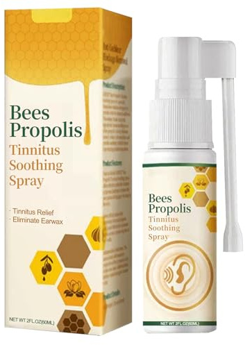 KOAHDE Soulagement des Acouphènes Auriculaires,Spray pour le Traitement des Oreilles,Gouttes D'oreille Acouphènes,60ML,1PC,Soulagement Des Acouphènes Pour les Bourdonnements D'oreille