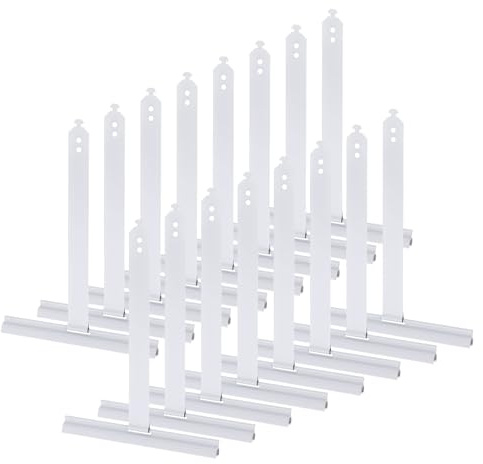 QUARKZMAN 16 pcs Ressort de Suspendu pour volet Roulant, à Lames Courtes, Ressort en Acier à Queue d'aronde pour la Suspendu de Stores enrouleurs, pour Clips de volet Roulant