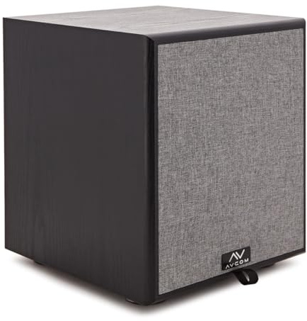 AVCOM Active Subwoofer 6.5 Inch Woofer 100W Class D Amplifier (Black)
