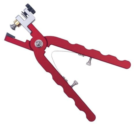 Qianly Herramienta Ajuste Correa Reloj Compacto Pinza Corte Ergonómico Alicates Perforadores para Aficionados, Marroquinería