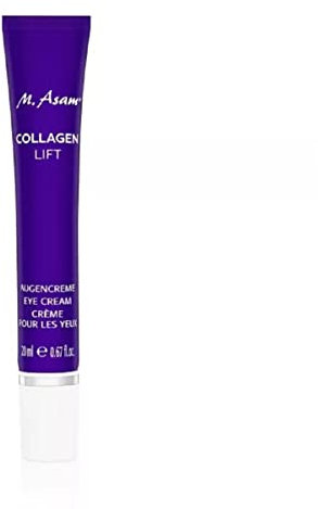 M. Asam COLLAGEN LIFT Augencreme (20 ml) – Straffende Collagen Augencreme minimiert Linien & Fältchen, verbessert die Spannkraft & verschönert die Augenkontur, Pflege für jeden Hauttyp, vegan