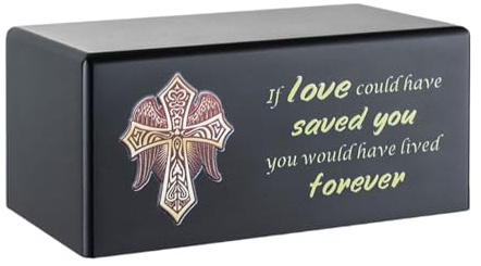 Xinsheinelry Urnas conmemorativas de mascotas para gatos, cenizas de perro, urnas de cremación de madera para perros con palabra conmemorativa, caja de cenizas funerarias, recuerdos de animales