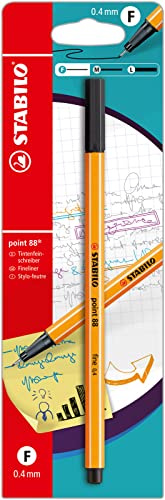 STABILO - Fineliner - point 88 | 1er Pack, schwarz