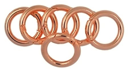 Sharplace Karabiner Karabinerhaken Schnappfeder Schnapphaken Karabiner Ring Taschenringe für Henkel Griffe von Handtaschen Ledertaschen