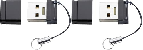 Intenso Slim Line, 8 GB USB-Stick, USB 3.2 Gen 1x1, schwarz (Packung mit 2)