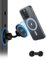 Kiorafoto Gym Magnetic Phone Holder for MagSafe, Dual Magnetic Phone Mount Gym Phone Holder Magnet mit Double Ball Head Locking Angle Kompatibel mit iPhone 15 14 13 12 Pro Max Plus, Mag-Safe Case