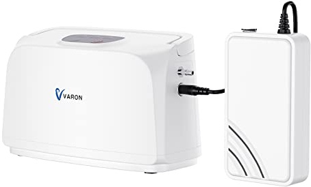 Health Oxy𝓖en Machine 3L/min Wheelchair Wheelchair Portable Oxygen Device 32%±3% for Home/Travel/Car Use