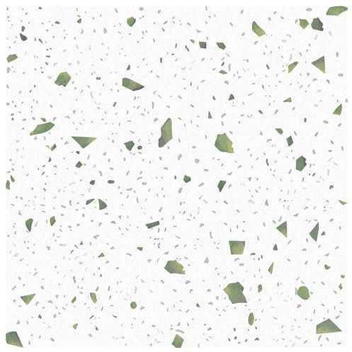 SVNOOC Suelo de vinilo para suelo de cocina, 30 x 30 cm, impermeable, extraíble, adhesivo decorativo para azulejos, 10 unidades (blanco)