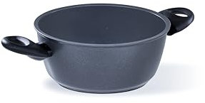 Barazzoni Casseruola 2 manici ø24cm, Rivestimento in ceramica, Made in Italy, Induzione+Gas con disco Full Induction, PFAS free, Linea Kéramos