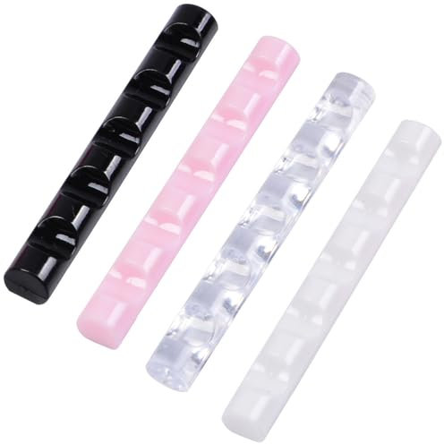 SquEqu 4 Pack Paint Brush Holder Rest Mini Acrylic Portable Stand Storage Rack for Paint Brushes Set Oil Painting Watercolor Paintbrushes Makeup Nail Art Pen Pencil Miniature Detailing Drawing