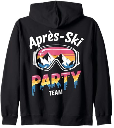 Apres Ski Party Team 2026 | Bunt Kapuzenjacke