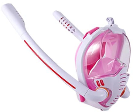 NADCFN Schnorchelmaske Schnorchelmaske Doppelrohr-Tauchmaske Erwachsene Kinder Schwimmmaske Taucherbrille Selbstenthalten Tauchmasken(C,L/XL)