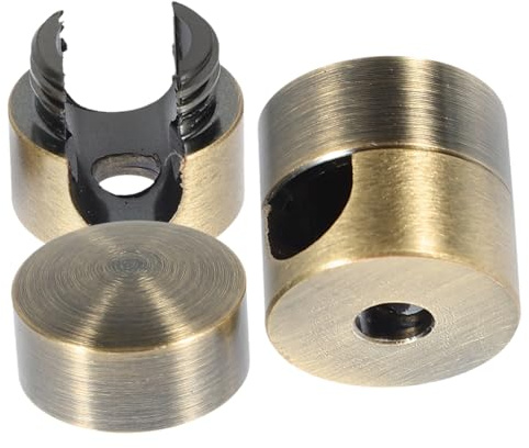 OSALADI 2 pièces Support de Câble Métallique Aluminium pour Fixation de Fil Électrique Crochet de Suspension pour Plafonniers Vintage Lot pour Lampes Suspendues DIY Finition Bronze