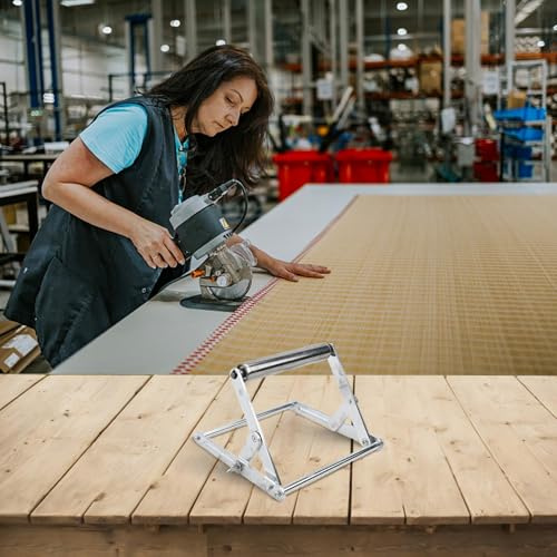 Support de scie de table flexible pour travail du bois, cadre de support pliable avec réglage de la hauteur, 45130 mm, soutien-gorge d'établi en métal (A)