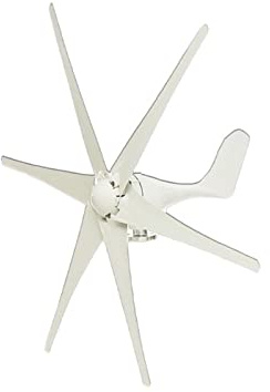 Aerogenerador Eolico Molino de viento generador de turbina de viento for el hogar pequeño de 6000W apto for farolas, barco de monitoreo gratis 10kw 10000W con controlador(Nero,Without controller,12V)