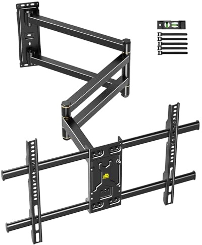 FORGING MOUNT Long Reach TV Wall Bracket, 1015mm Long Arm for 37-75 Inch TVs, Corner TV Bracket, 3 Articulating Arm Full Motion TV Mount with Swivel/Tilt, Holds up to 45kg, Max VESA 600x400mm
