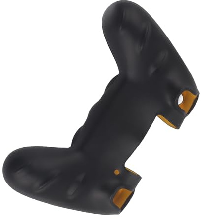 Denash Silikon Hülle Softshell Schutzhülle Cover Skin Grip Hülle für 4 Controller(Gelb)