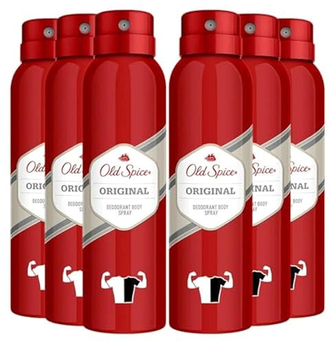 Old Spice Deodorant Body Spray, Original Scent, 4.73 oz. (Pack Of 6)