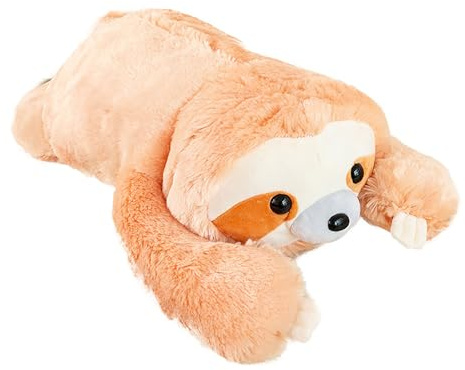 EJK Sloth Plush Toy,Sloth Stuffed Animal, Cute Sloth Plush Pillow, Plush Doll, Birthday, Christmas, Children's Gift, Room Decoration (50CM=19.6IN)