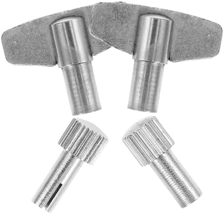 Cabilock Uhrenschlüssel aus Metall Silber Wiederverwendbar und Bruchsicher für Heimuhren und Mechanische Wecker Uhrenreparaturwerkzeug