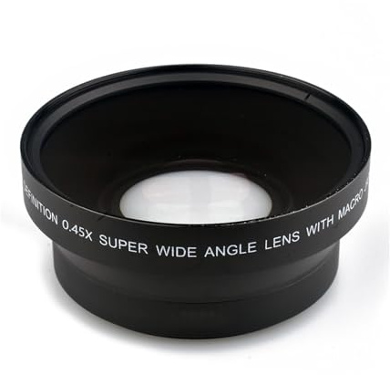 Objectif macro grand angle 67 mm 0,43 x lentille fisheye pour macro
