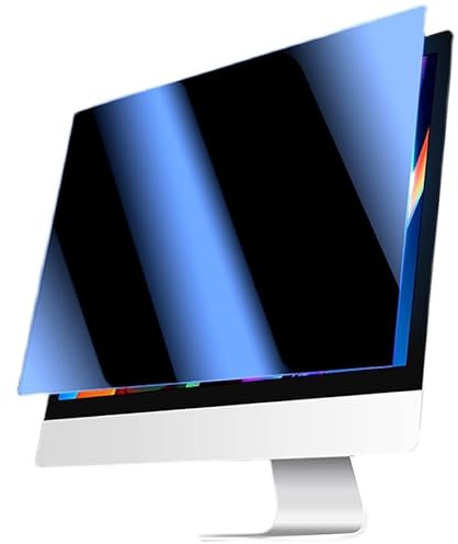 LYVQZPWLR Écran de protection de la lumière bleue, Protection d'écran de confidentialité for écrans d'ordinateur de 17 à 27 pouces avec suspension et filtre de lumière bleue(17(354 * 290mm))