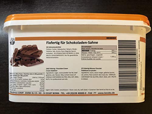 Sahnestand Schokolade 900 g Kessko Sahnefond Schoko 0,9 kg