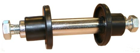 Unbekannt Asse per ruota carriola, 127 x 20 mm