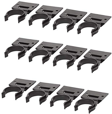 B&Q Plinth Clips with Attaching Bracket - Includes Fixing Screws (3X Pack of 4 (12 Total))