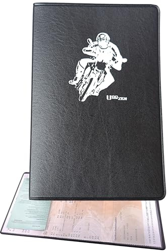 Ugozen Étui Carte Grise 3 Volets Gomme SIMPLÉO Moto