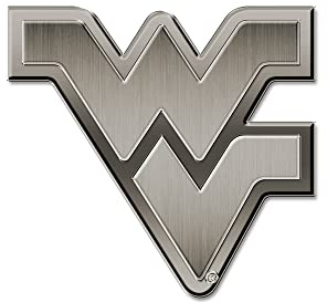 Rico Industries NCAA West Virginia Mountaineers Standard Antique Auto Emblem