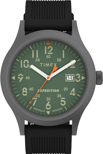 Timex Herren Analog Armbanuhr mit Stoffband Expedition Scout