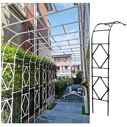 Rankhilfe für Kletterpflanzen für Hochzeitstoren, halbrund, Gartenbogen, halber Rosenbogen, erhältlich in verschiedenen Breiten von 60 cm bis 300 cm
