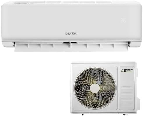 Green Electric Plus Climatizzatore Condizionatore Mono Split 12000 BTU WiFi Efficienza Energetica A++/A+ 3.5 kW R32 con Kit Installazione 10 Metri, Unità Interna e Unità Esterna