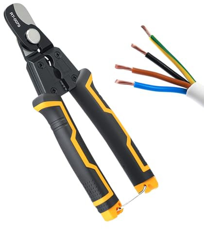Yjkedfh Tagliafili - Pinze Taglia Cavi,Tenaglia con Blocco Sicurezza Multifunzionale Ergonomica per Lavori Elettrici e Rimozione Guaine
