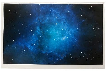Adesivo per computer portatile con stelle blu per notebook da 12-15 pollici, decalcomania decorativa per laptop