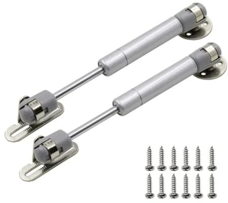 Amortiguadores Bisagra para Muebles Elevador Puerta De Armario De Cocina Soporte Neumático 20-200N Gas Hidráulico para Herrajes para Muebles Madera 2/4 Uds.(2Pcs 80N)
