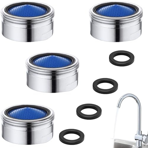 4 Stück M22 Strahlregler,Perlatoren Für Wasserhähne,Perlator M22,Perlatoren Für Wasserhähne,Wasserhahn Sieb,Sieb Wasserhahn,Perlator,Aufsatz,Water Filter Tap Ersatzteile Belüfter Auslauf